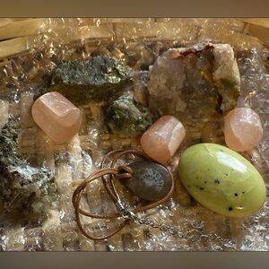 Crystal and Stone Collection with Necklace